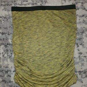 Silence + Noise Lime Green Tube Pencil Skirt || M